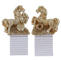 Магнит "Лошадка" с блокнотом, L7 W1,5 H12 см, 2в.