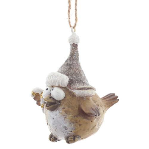 Фигурка декоративная подвесная "Птичка",   L5 W5,5 H5 см, 2в. фото 3