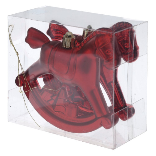 Набор из 2шт, Украшение новогоднее "Лошадка", L11 W5 H10 см фото 4 Набор из 2шт, Украшение новогоднее "Лошадка", L11 W5 H10 см фото 4