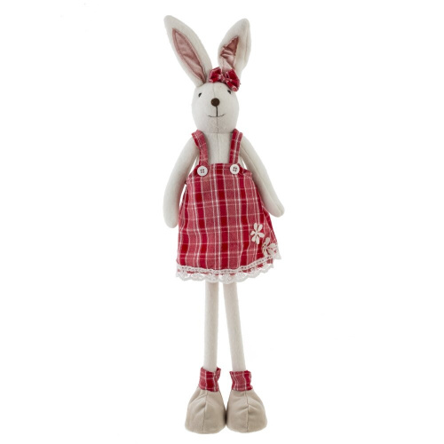 Игрушка набивная "Заяц/Зайка", L14 W9 H61/28 см, 2в. фото 2 Игрушка набивная "Заяц/Зайка", L14 W9 H61/28 см, 2в. фото 2