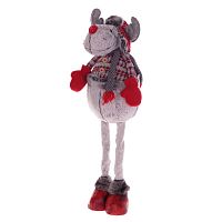 Игрушка набивная "Лось" (телескопич.), L30 W27 H90 см/L30 W27 H79 см
