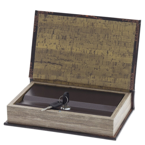 Шкатулка-книга сейф, L15,5 W5 H24 см фото 6