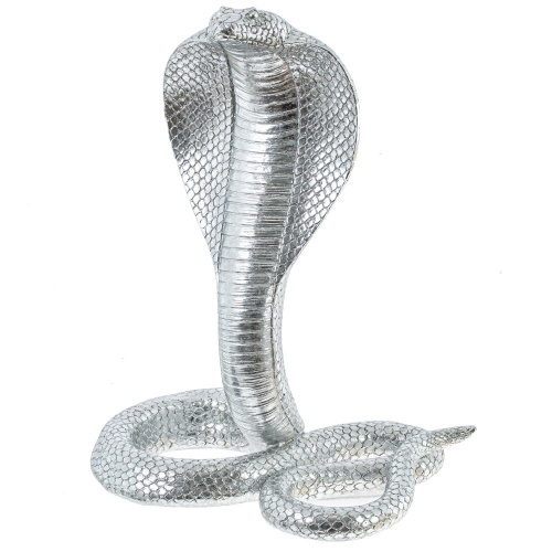 Фигурка декоративная "Змея", L20 W15 H27 см, 3в. фото 4