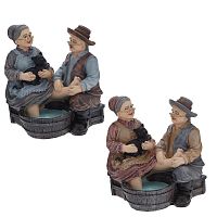 Фигурка декоративная "Бабушка с дедушкой", L11,5 W9 H12 см, 2в.