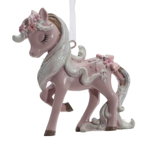 Фигурка декоративная подвесная "Лошадка", L8,5 W2 H8,5 см, 2в. фото 2