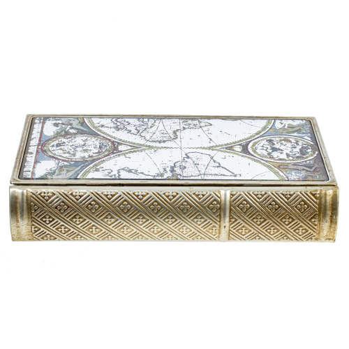 Шкатулка-книга с зеркальным элементом, L15,5 W5 H26 см фото 7 Шкатулка-книга с зеркальным элементом, L15,5 W5 H26 см фото 7