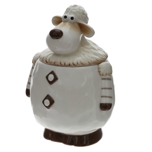 Конфетница "Овечка", 790 мл, L14 W12,5 H19 см