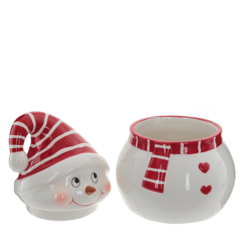 Емкость для сыпучих продуктов "Снеговик", 900 мл, L13 W13 H21 см фото 6