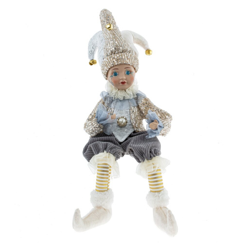 Игрушка набивная с муз и движ "Клоун", L15 W12 H50/25 см
