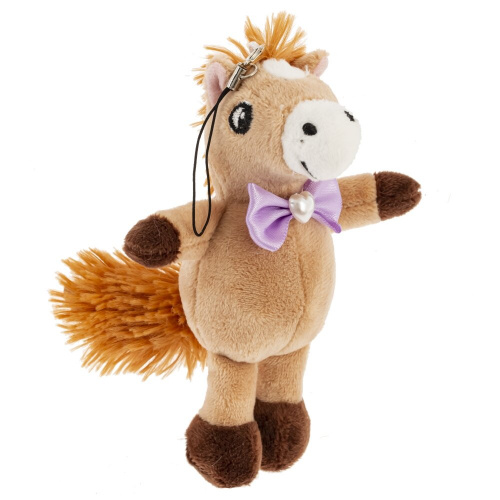 Игрушка набивная "Лошадка", с цепочкой, L10 W10 H14 см, 3в. фото 5