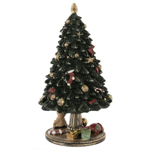 Фигурка декоративная (мех.завод,муз, движ) "Ёлка", L12 W12 H22,5 см фото 4