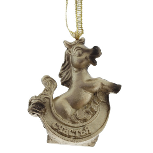 Фигурка декоративная подвесная "Лошадка", L4 W2 H5,5 см, 2в. фото 2 Фигурка декоративная подвесная "Лошадка", L4 W2 H5,5 см, 2в. фото 2