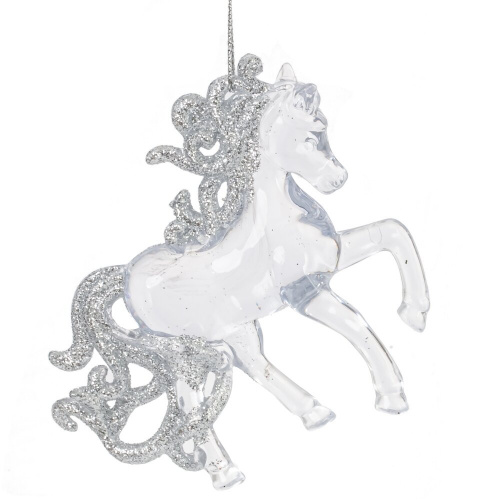 Украшение новогоднеe "Лошадь", L10 W3 H9,5 см фото 3