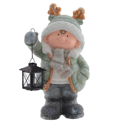 Фигурка декоративная "Мальчик", L26 W19 H40 см, 2в. фото 3