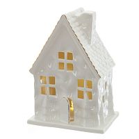 Фигурка декоративная "Домик" с подсветкой (2хLR44), L9 W6,5 H14 см