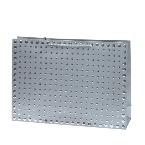 Пакет подарочный L (бумага 210г/м2, блок 12шт), L45 W12 H32 см, 6в. фото 3