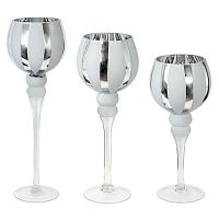 Набор из 3-х подсвечников, L33 W16 H46 см