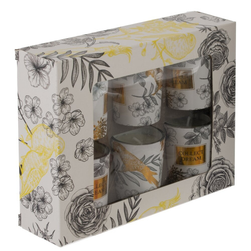 Набор из 6-ти свечей ароматических, L19 W15 H5 см фото 3