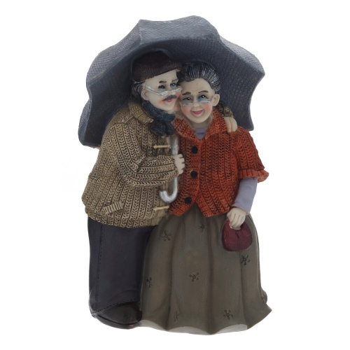 Фигурка декоративная "Бабушка с дедушкой", L12 W9,5 H18,5 см, 2в. фото 3 Фигурка декоративная "Бабушка с дедушкой", L12 W9,5 H18,5 см, 2в. фото 3