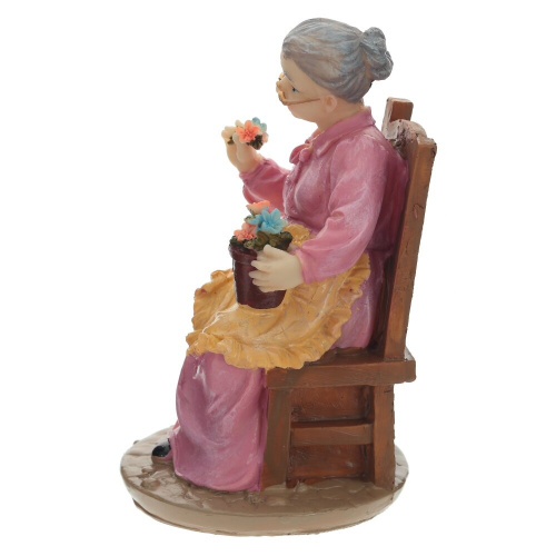 Фигурка декоративная "Бабушка/Дедушка", L10 W10 H16,5 см, 2в. фото 5