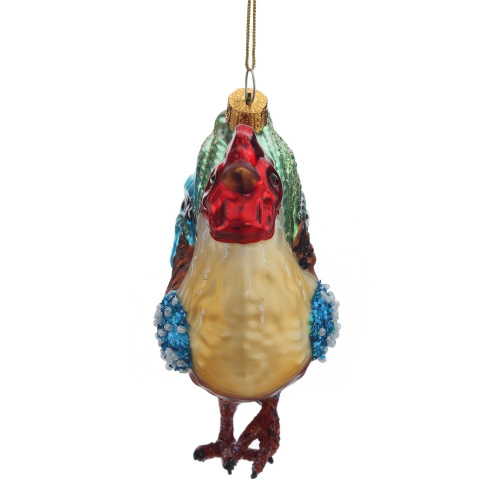 Украшение новогоднее "Петух", L8,5 W5,5 H12,5 см фото 2