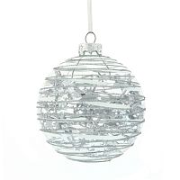 Украшение новогоднее Шар "Планета птиц", D 8 см, L8 W8 H8 см