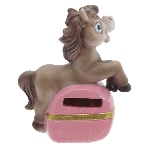 Копилка "Лошадка", L8 W5 H10 см, 2в. фото 5 Копилка "Лошадка", L8 W5 H10 см, 2в. фото 5