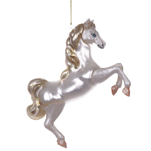Украшение новогоднее "Лошадь", L11,5 W3 H9 см, 2в. фото 2 Украшение новогоднее "Лошадь", L11,5 W3 H9 см, 2в. фото 2