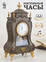 Часы настольные декоративные (музык., 1xАА н/п), L17 W9 H33 см