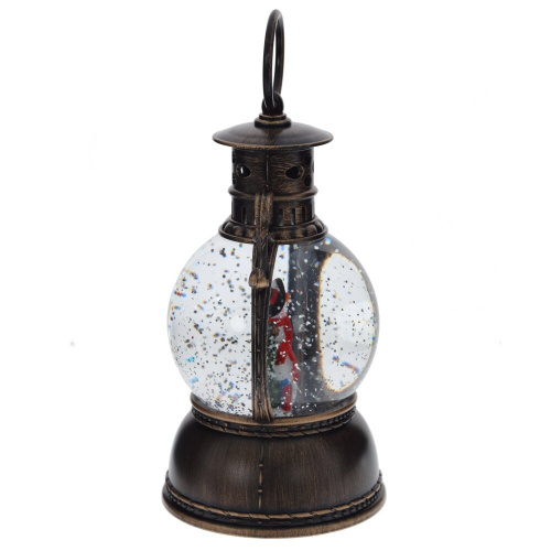 Изделие декоративное "Фонарь" (подсвет, муз, вьюга, 3хААА н/п +USB), D 10 см, L11 W11 H24 см фото 3 Изделие декоративное "Фонарь" (подсвет, муз, вьюга, 3хААА н/п +USB), D 10 см, L11 W11 H24 см фото 3