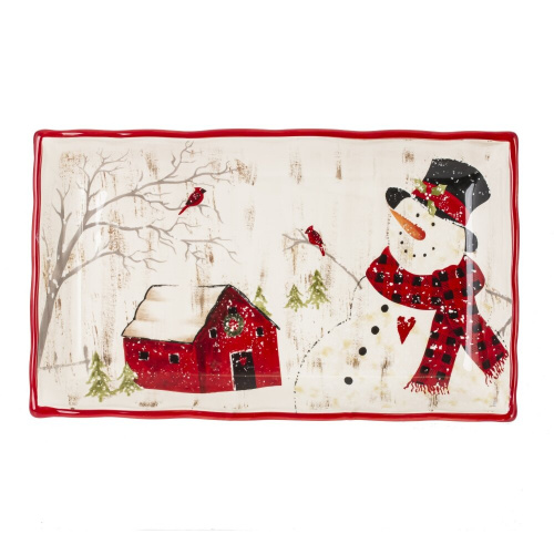 Блюдо, L37 W22 H4 см Блюдо, L37 W22 H4 см