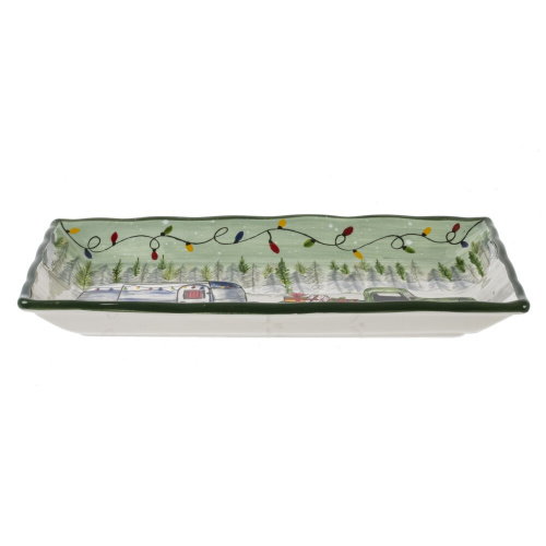 Блюдо, L37 W22 H4 см фото 2