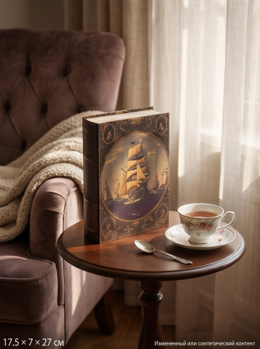 Шкатулка-книга, L17,5 W7 H27 см Шкатулка-книга, L17,5 W7 H27 см
