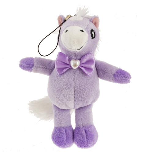 Игрушка набивная с подвесом "Лошадка", L10 W10 H14 см, 3в. фото 6