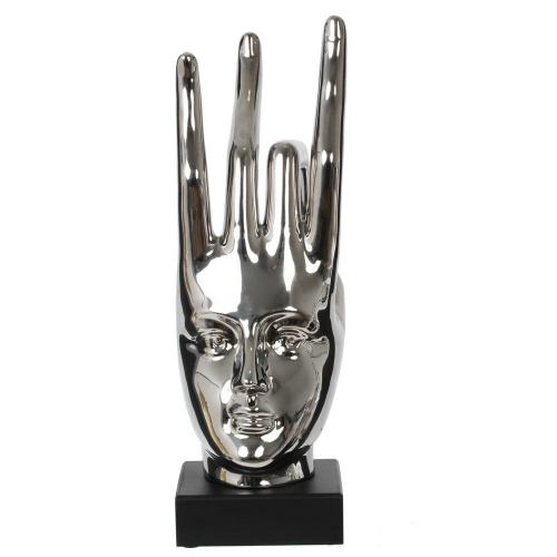 Фигурка декоративная "Маска", L12 W12,5 H36 см фото 3