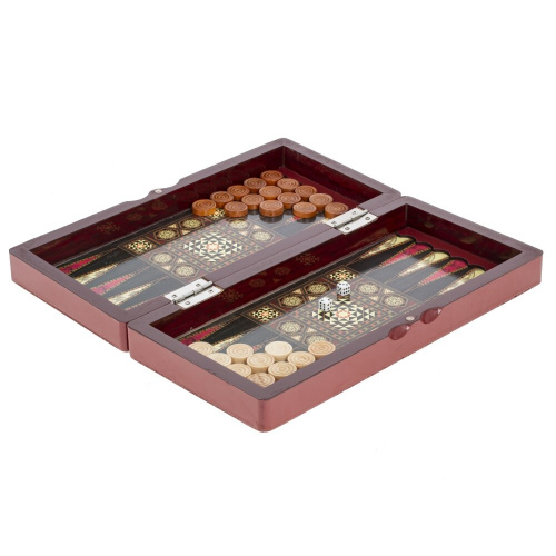 Игра настольная 3 в 1 (шахматы, шашки, нарды), L29 W14,5 H5 см фото 2