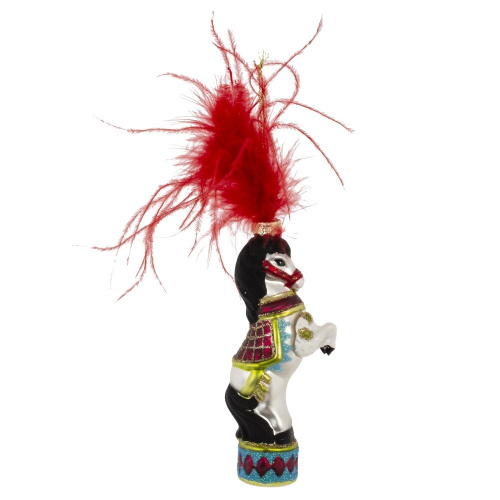 Украшение новогоднее "Лошадка", L5 W3 H15 см, 3в. фото 4 Украшение новогоднее "Лошадка", L5 W3 H15 см, 3в. фото 4