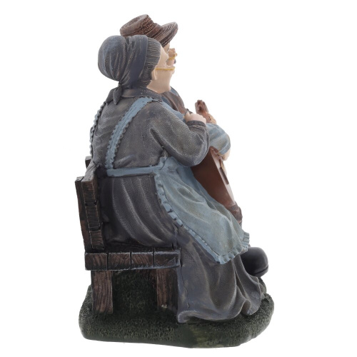 Фигурка декоративная "Бабушка с дедушкой", L18 W11 H18 см, 2в. фото 4 Фигурка декоративная "Бабушка с дедушкой", L18 W11 H18 см, 2в. фото 4