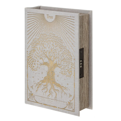 Шкатулка-книга с кодовым замком, L18 W6,5 H27 см фото 3