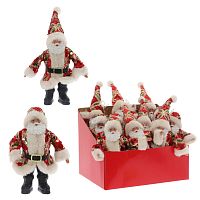 Дед Мороз, L12 W4 H24 см (без колпака Н17 см), 2в.