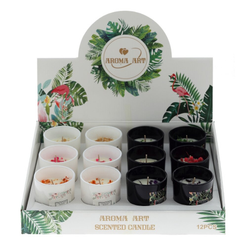 Свеча ароматическая (блок микс 12шт), L7 W7 H8 см, 2в. фото 2 Свеча ароматическая (блок микс 12шт), L7 W7 H8 см, 2в. фото 2