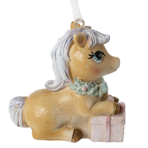 Фигурка декоративная подвесная "Лошадка", L6 W3 H6,5 см фото 5 Фигурка декоративная подвесная "Лошадка", L6 W3 H6,5 см фото 5