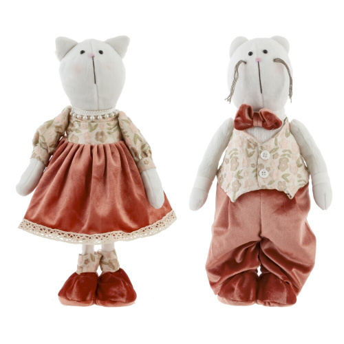 Игрушка набивная "Кот/Кошка", L16 W11,5 H36 см, 2в. Игрушка набивная "Кот/Кошка", L16 W11,5 H36 см, 2в.