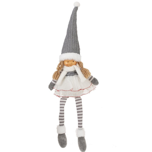 Игрушка набивная "Девочка", L12 W7 H50/18 см, 4в. фото 5