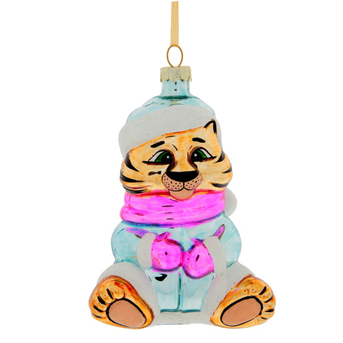 Украшение новогоднее "Тигр", L8 W6 H12 см, 4в. фото 2