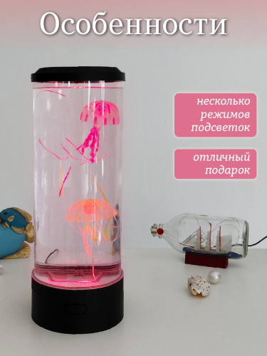 Светильник "Аквариум", 3600 мл, (USB 0,80м), L14 W14 H37 см фото 4