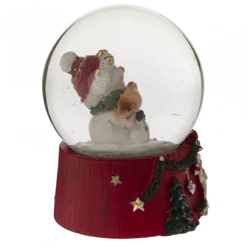 Фигурка декоративная "Снеговик" в стекл шаре, L6,5 W6,5 H8,5 см, 2в. фото 7 Фигурка декоративная "Снеговик" в стекл шаре, L6,5 W6,5 H8,5 см, 2в. фото 7