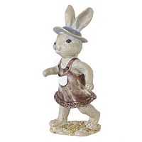 Фигурка декоративная "Зайка", L8 W7 H18 см