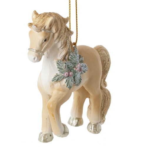 Фигурка декоративная подвесная "Лошадка", L7,5 W2,5 H8 см фото 2 Фигурка декоративная подвесная "Лошадка", L7,5 W2,5 H8 см фото 2