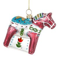 Украшение новогоднее "Лошадка", L8 W3 H8 см